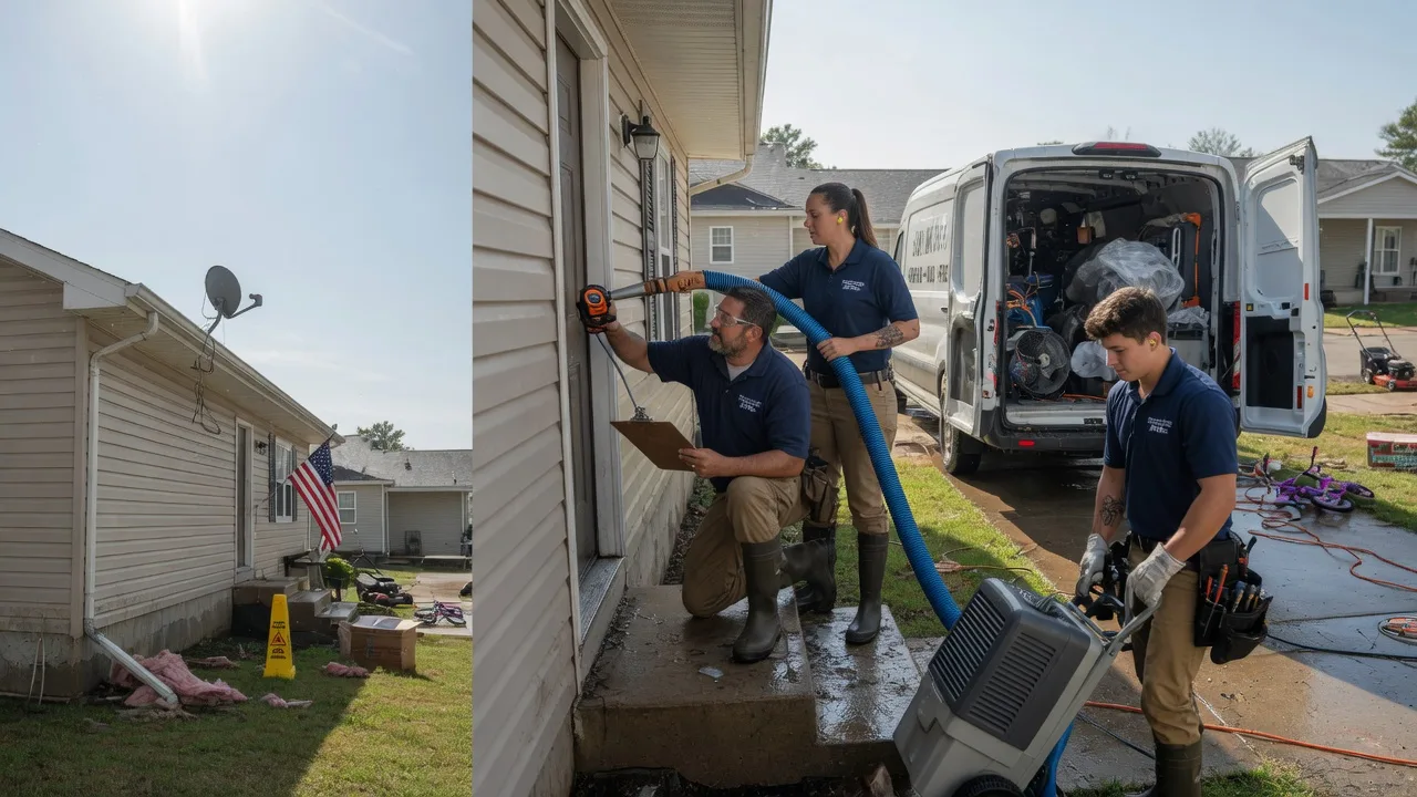 Ceiling Water Damage Restoration in Peru, IL near me